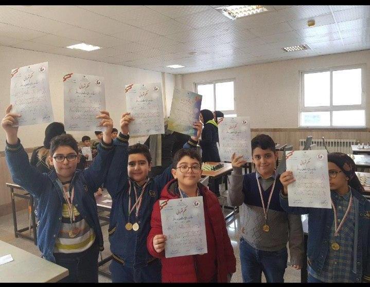 نتایج هنرجویان باشگاه شطرنج ایران در مسابقات پسران مقطع ابتدایی دوره اول