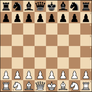 چینش مهره ها در صفحه شطرنج