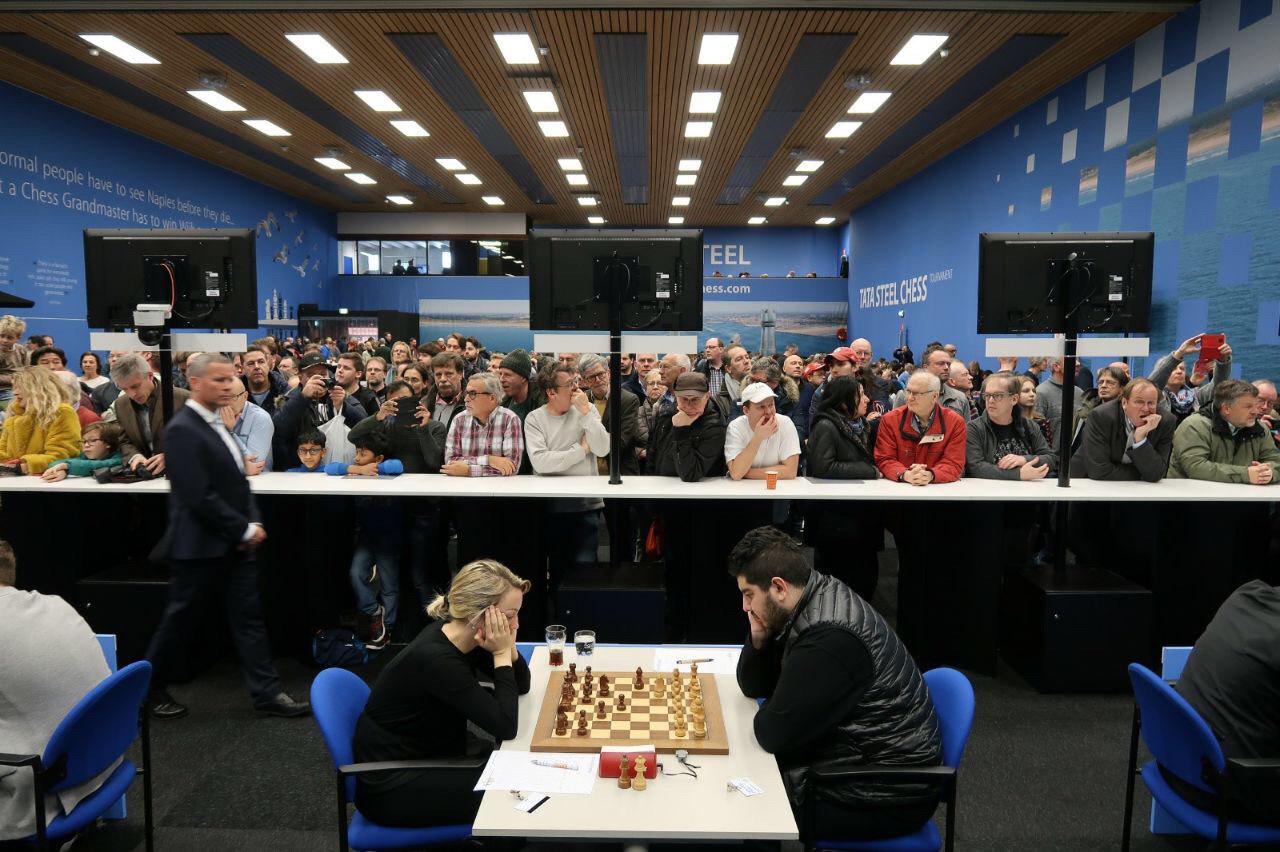 پیروزی پرهام مقصودلو در تاریخ رقابت های شطرنج تاتا استیل دور دوم