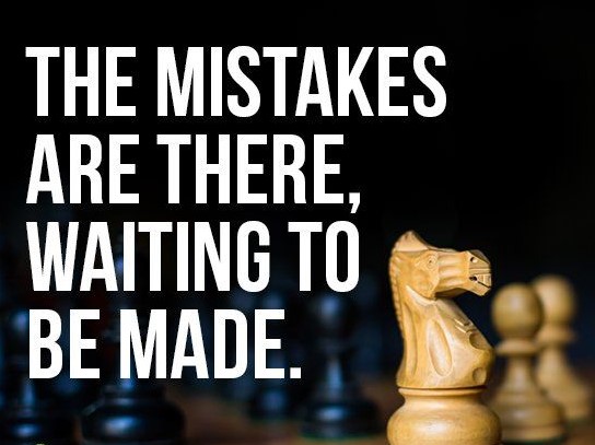 ده اشتباه مرسوم و رایج شطرنج