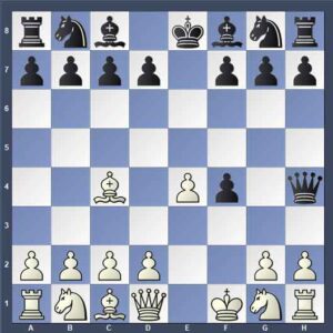 آموزش حمله به شاه قلعه نرفته در شطرنج بعد از 4 سفید