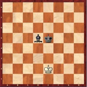 3 حالت مساوی در شطرنج - شاه و فیل در مقابل شاه