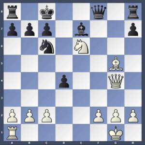 مثالی از بازی های مورفی در مورد ترکیب اسب شطرنج