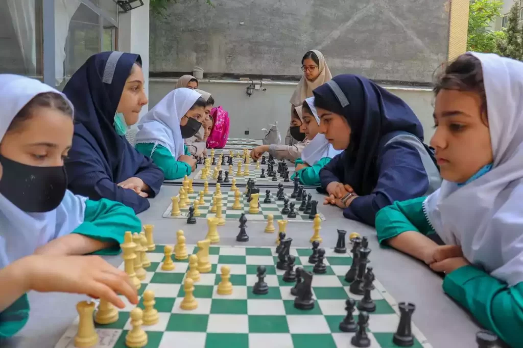 هنرجویان باشگاه شطرنج ایران