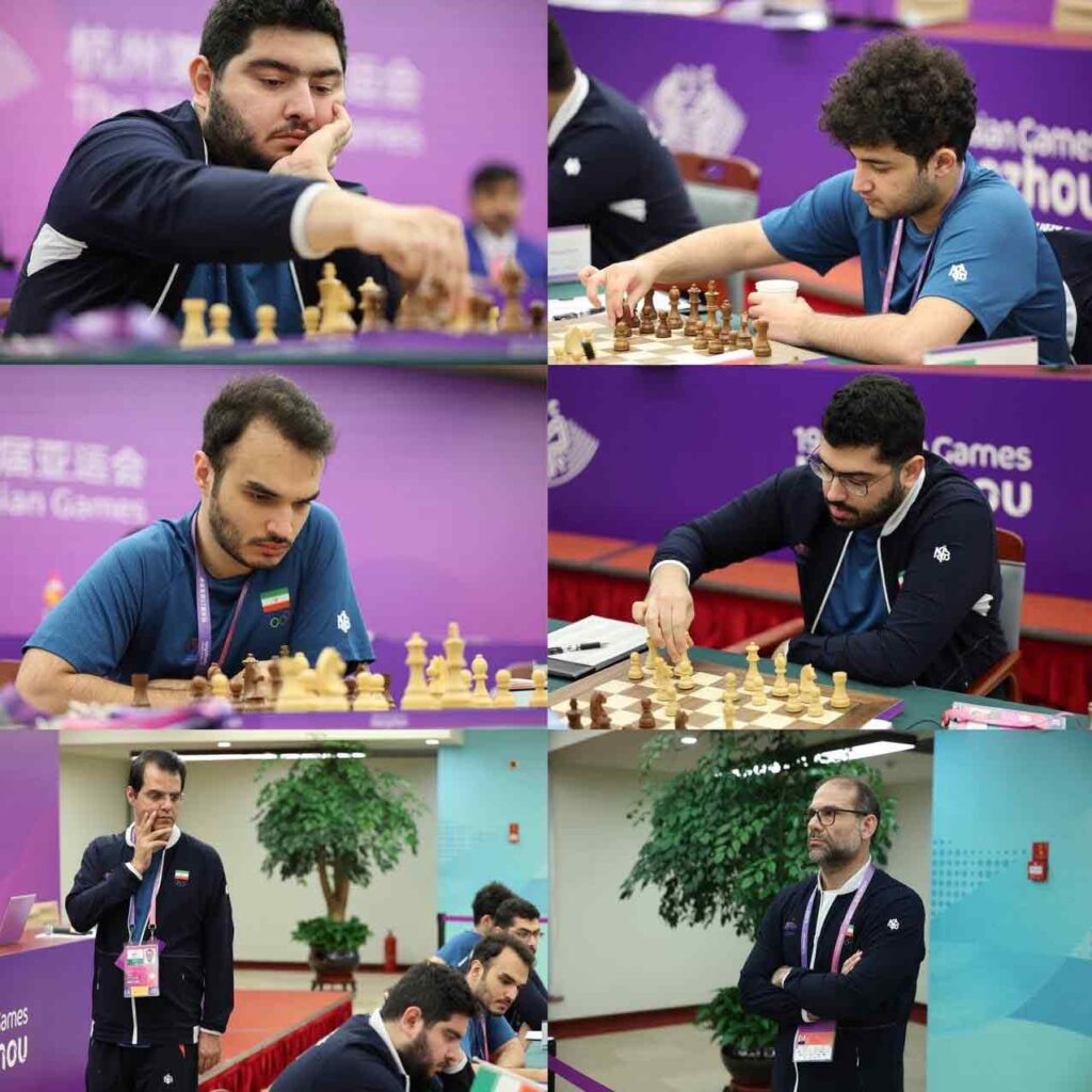 تساوی شطرنجبازان ایران مقابل هند در بازیهای آسیایی