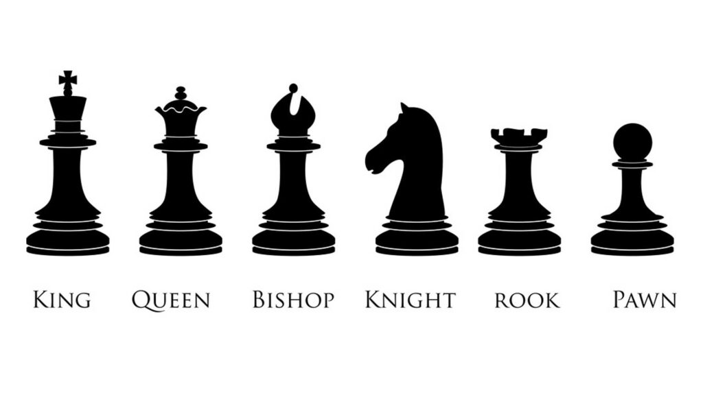 نماد مهره های شطرنج